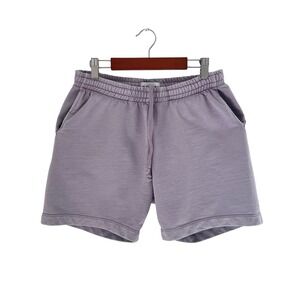 MAVRANS Men's Lavender Sweat Shorts Size S Elastic Waist‎ Drawstring Pockets